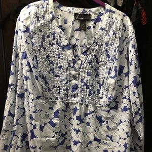 Beautiful Blue Cotton by Lane Bryant